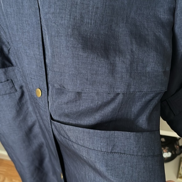 Vintage Via Veneto Trench/Rain Coat, Size 7/8 - Picture 8 of 11